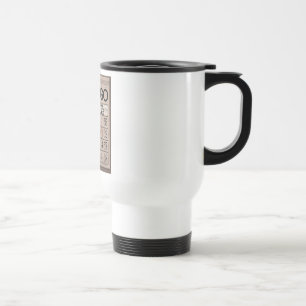 Tasse de voyage de bingo-test