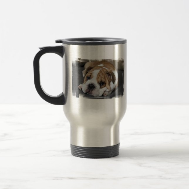 Tasse de voyage de bouledogue de sommeil (Gauche)