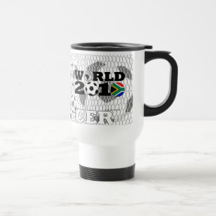 Tasse de voyage de boules de drapeaux de la coupe