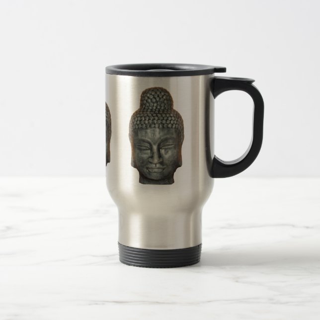 Tasse de voyage de Buddah : Acier inoxydable (Droit)