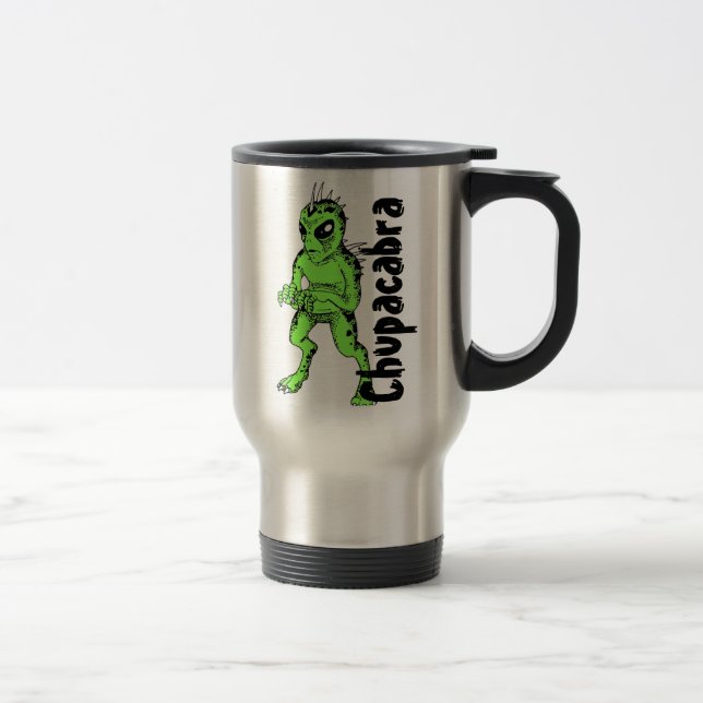 Tasse de voyage de café de Chupacabra (Droit)