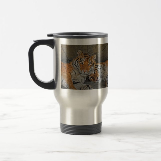 Tasse de voyage de caverne de tigre (Gauche)