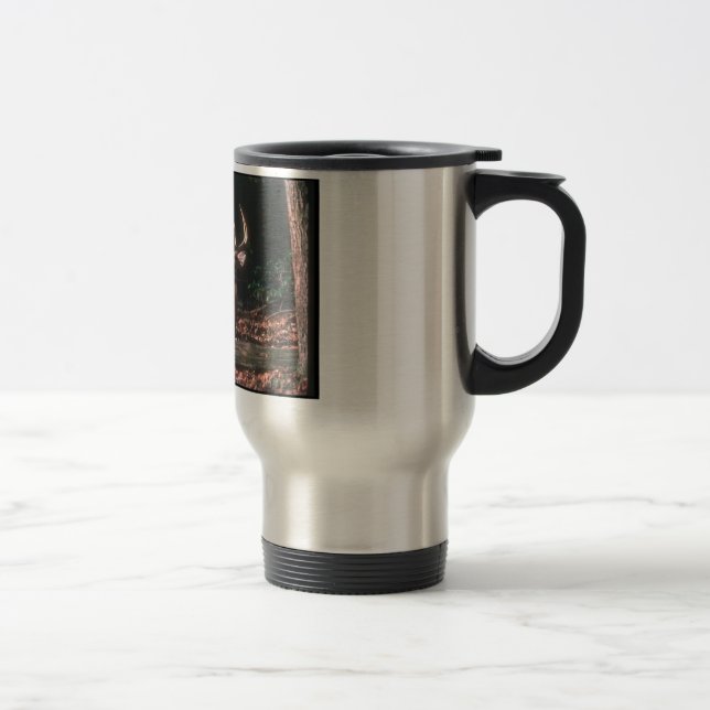 TASSE de voyage de cerfs communs coupée la queue (Droit)
