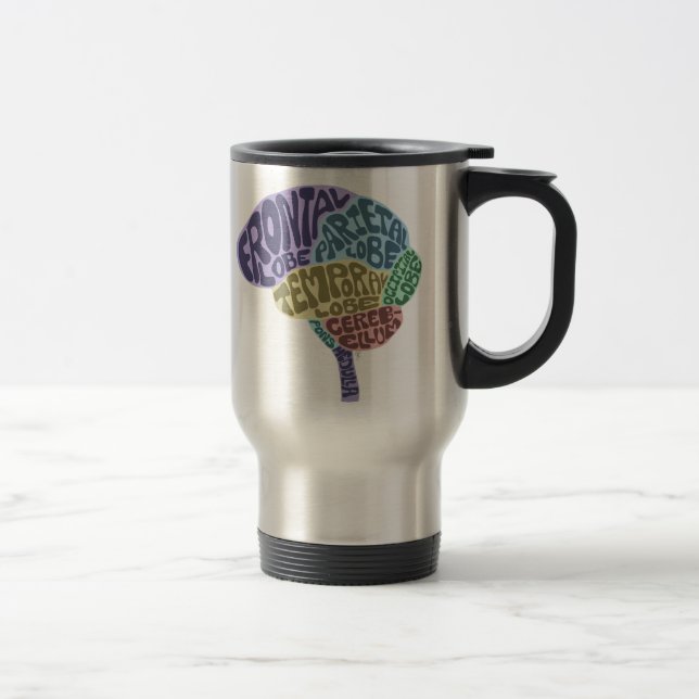 Tasse de voyage de cerveau (Droit)
