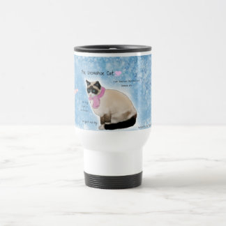 Tasse de voyage de chat de raquette