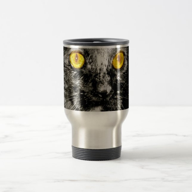 Tasse de voyage de chat de singe (Centre)