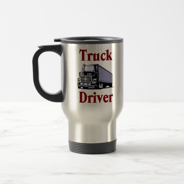 Tasse de voyage de chauffeur de camion (Gauche)