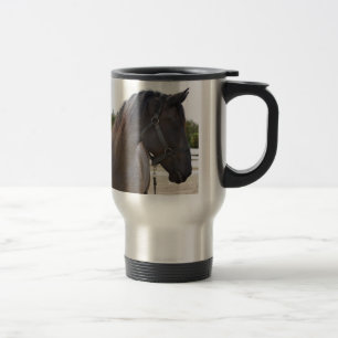 Tasse de voyage de cheval