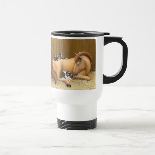 Tasse de voyage de cheval d'amis de grange (Droite)