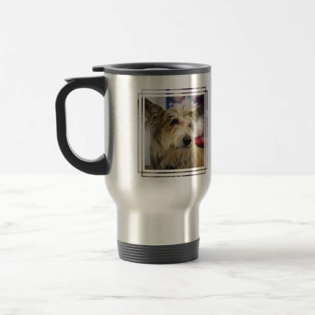 Tasse de voyage de chien de Berger Picard (Gauche)