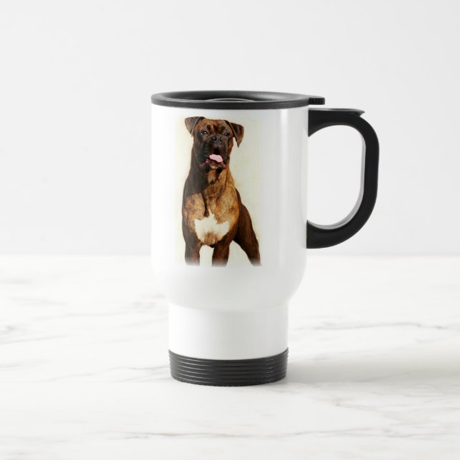 Tasse de voyage de chien de boxeur (Droite)
