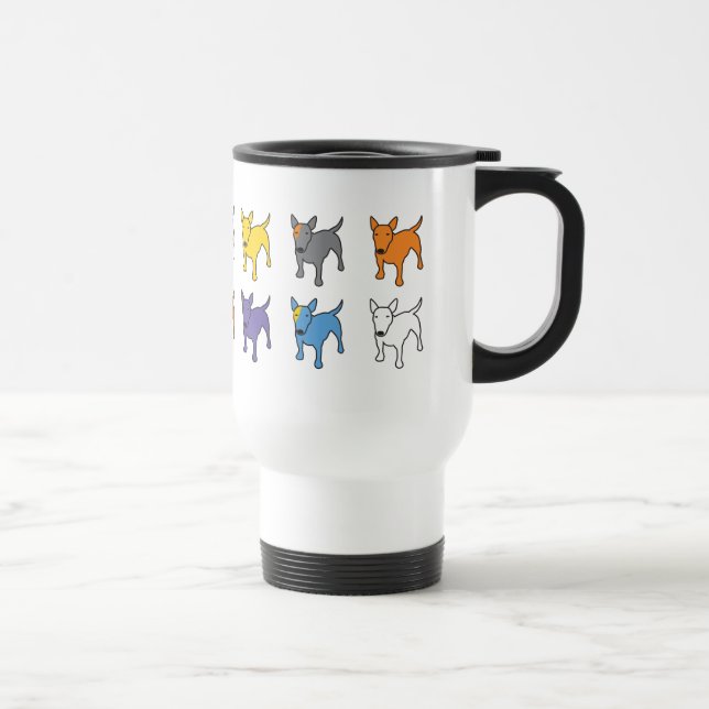 Tasse de voyage de chien de BULL-TERRIER (Droite)