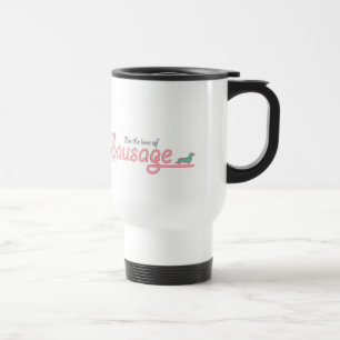 Tasse de voyage de chien de saucisse