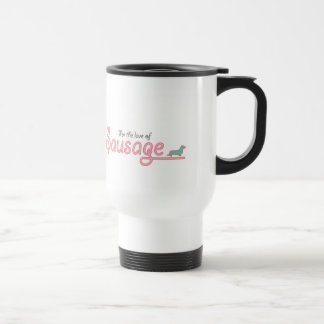 Tasse de voyage de chien de saucisse