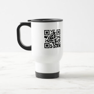 Tasse de voyage de code de QR