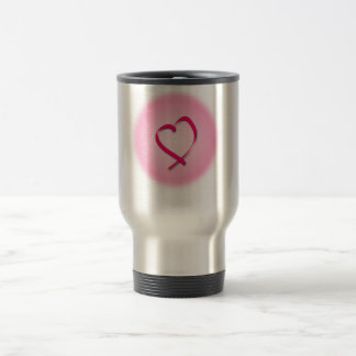 Tasse de voyage de coeur de Cancer