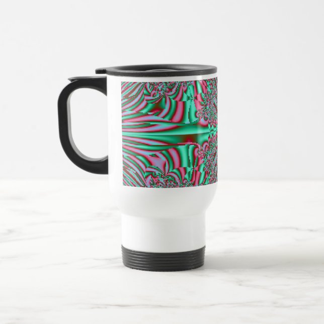 Tasse de voyage de collage de couleur (Gauche)