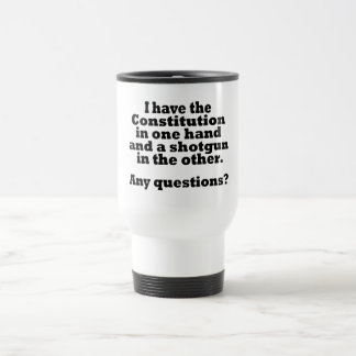Tasse de voyage de constitution