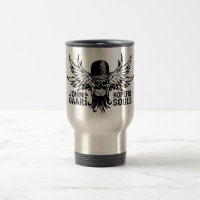 Tasse de voyage de crâne de vol de John Gaar