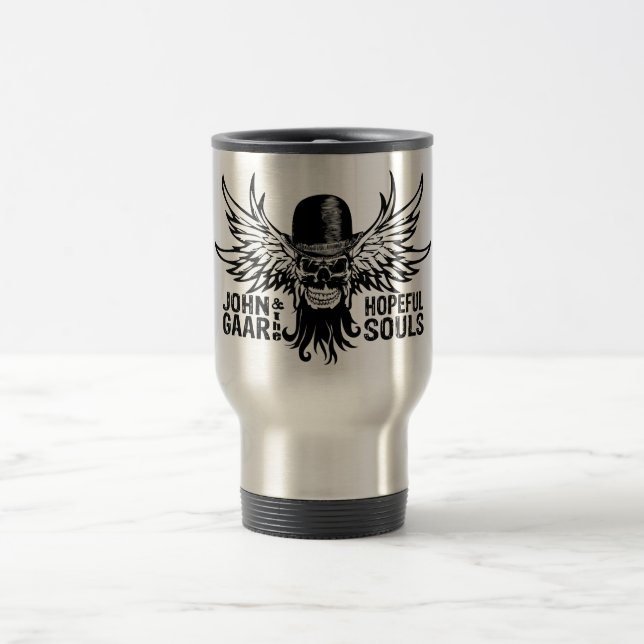 Tasse de voyage de crâne de vol de John Gaar (Centre)
