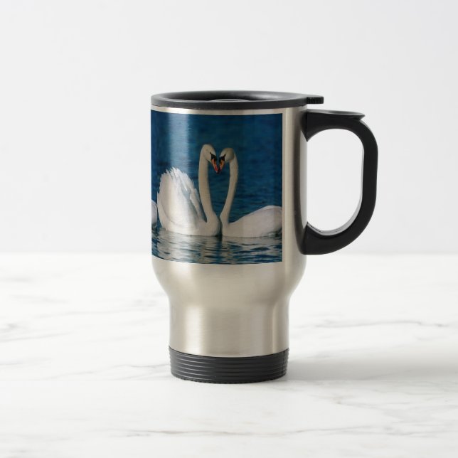 Tasse de voyage de cygne (Droit)