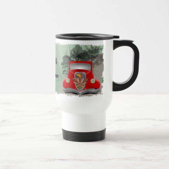 Tasse de voyage de dîner d'animal tué sur une (Droite)