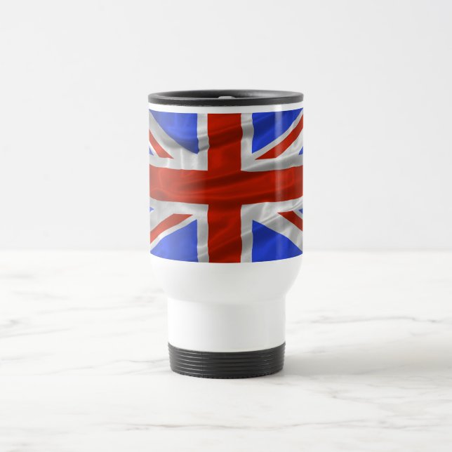 Tasse de voyage de drapeau du Royaume-Uni (Centre)