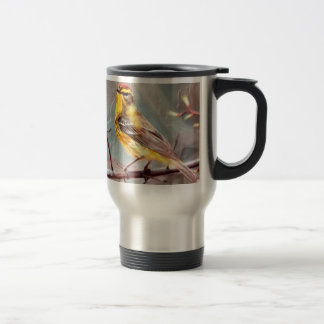 Tasse de voyage de fauvette de paume