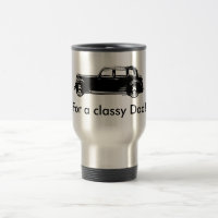 Tasse de voyage de fête des pères (voiture vintage