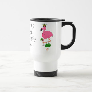 Tasse de voyage de Flamant rose