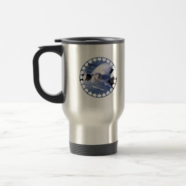 Tasse de voyage de Fox arctique (Gauche)