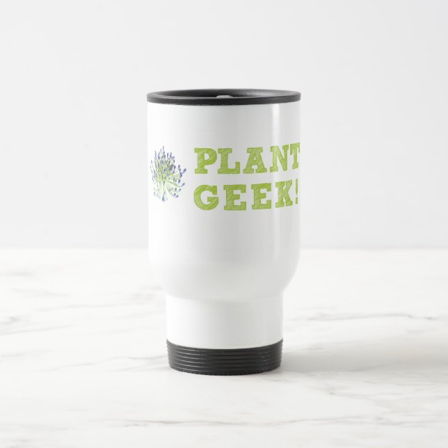 Tasse de voyage de geek de plante (Centre)