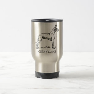 Tasse de voyage de great dane