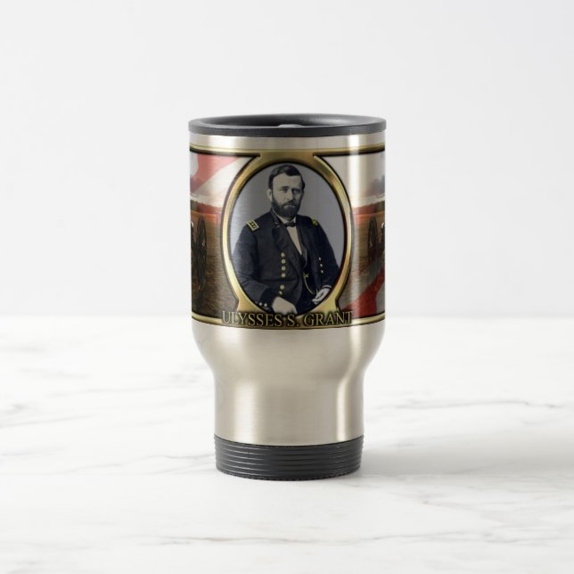 Tasse de voyage de guerre civile d'Ulysse S. Grant (Centre)