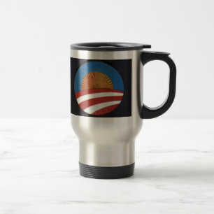 Tasse de voyage de hausse de Sun de logo d'Obama
