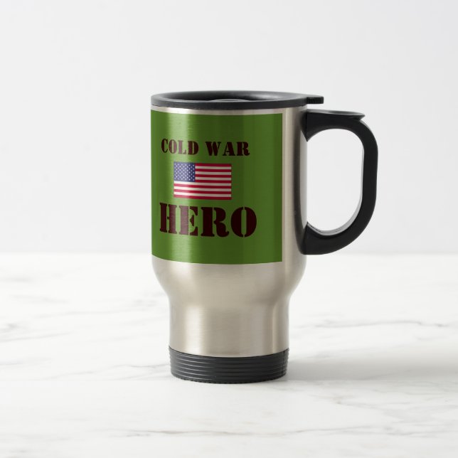 Tasse de voyage de héros de guerre froide (Droit)