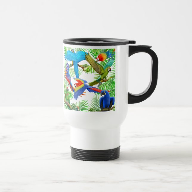 Tasse de voyage de jungle d'ara (Droite)