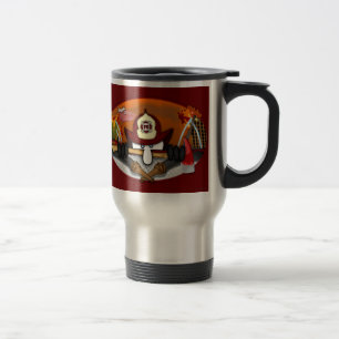 Tasse de voyage de Kilroy de sapeur-pompier
