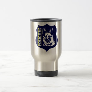 Tasse de voyage de la police K9