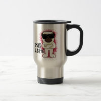 Tasse de voyage de la vie de carlin