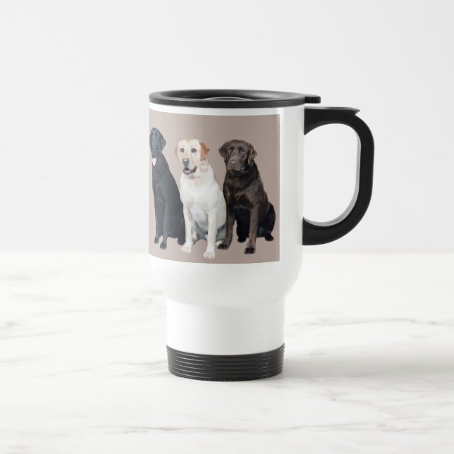 Tasse de voyage de labrador retriever (Droite)