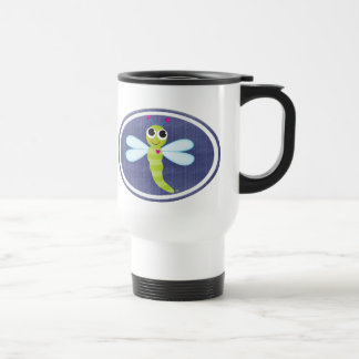 Tasse de voyage de libellule