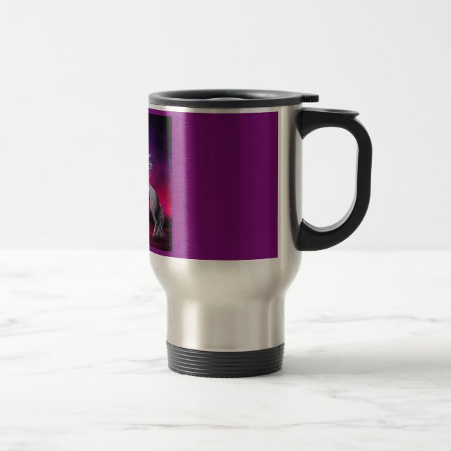 Tasse de voyage de licorne (Droit)