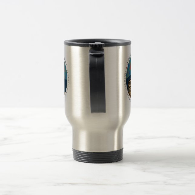 Tasse de voyage de logo d'ACTPol CMB (Poignée)