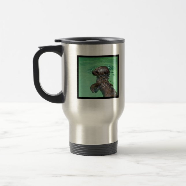 Tasse de voyage de loutre de bébé (Gauche)