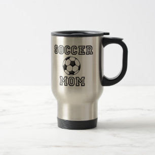 Tasse de voyage de maman du football