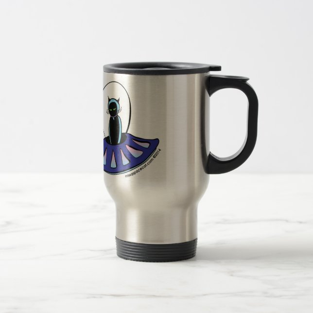 Tasse de voyage de Mlle Q Spacecat (Droit)
