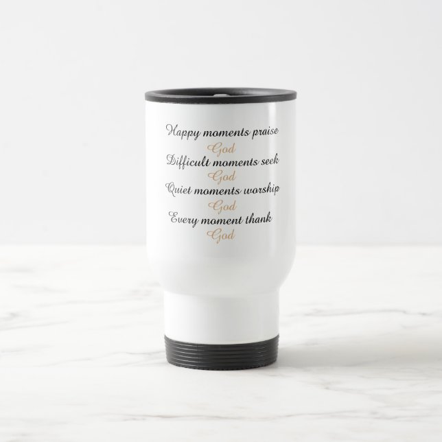 Tasse de voyage de moments (Centre)
