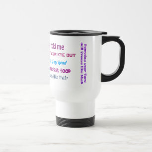 Tasse de voyage de Momism