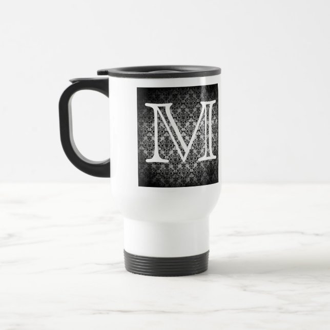 tasse de voyage de monogramme (Gauche)